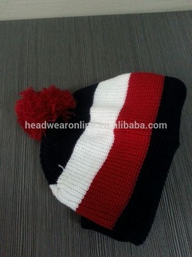 crazy red winter warm knitted hats
