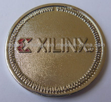 Gold Plating & Soft Enamel Customized Xilinx Coin