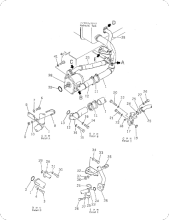 Bulldozer D355A-5 working pump 07448-66108