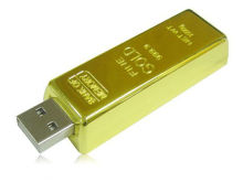 1gb Gold Bar Metal Usb Flash Drives Encryption Security