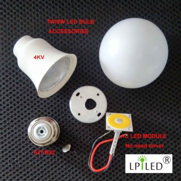 9W LED Bulb Accessories LED House Base