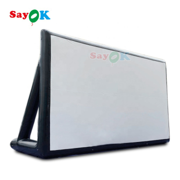 Inflatable Rear Projection Screen for Outdoor Cinema Movie Experience