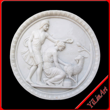 White Marble Bas Relief,relief carving (YL-F013)