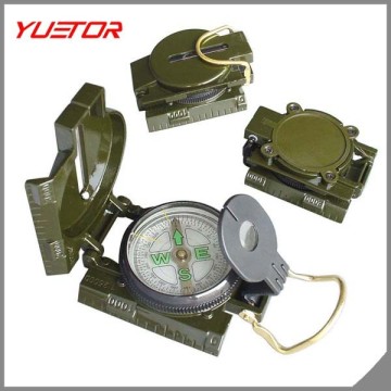 YUETOR Army Tritium Aluminum Military Lensatic Marching Compass Pop L45-2