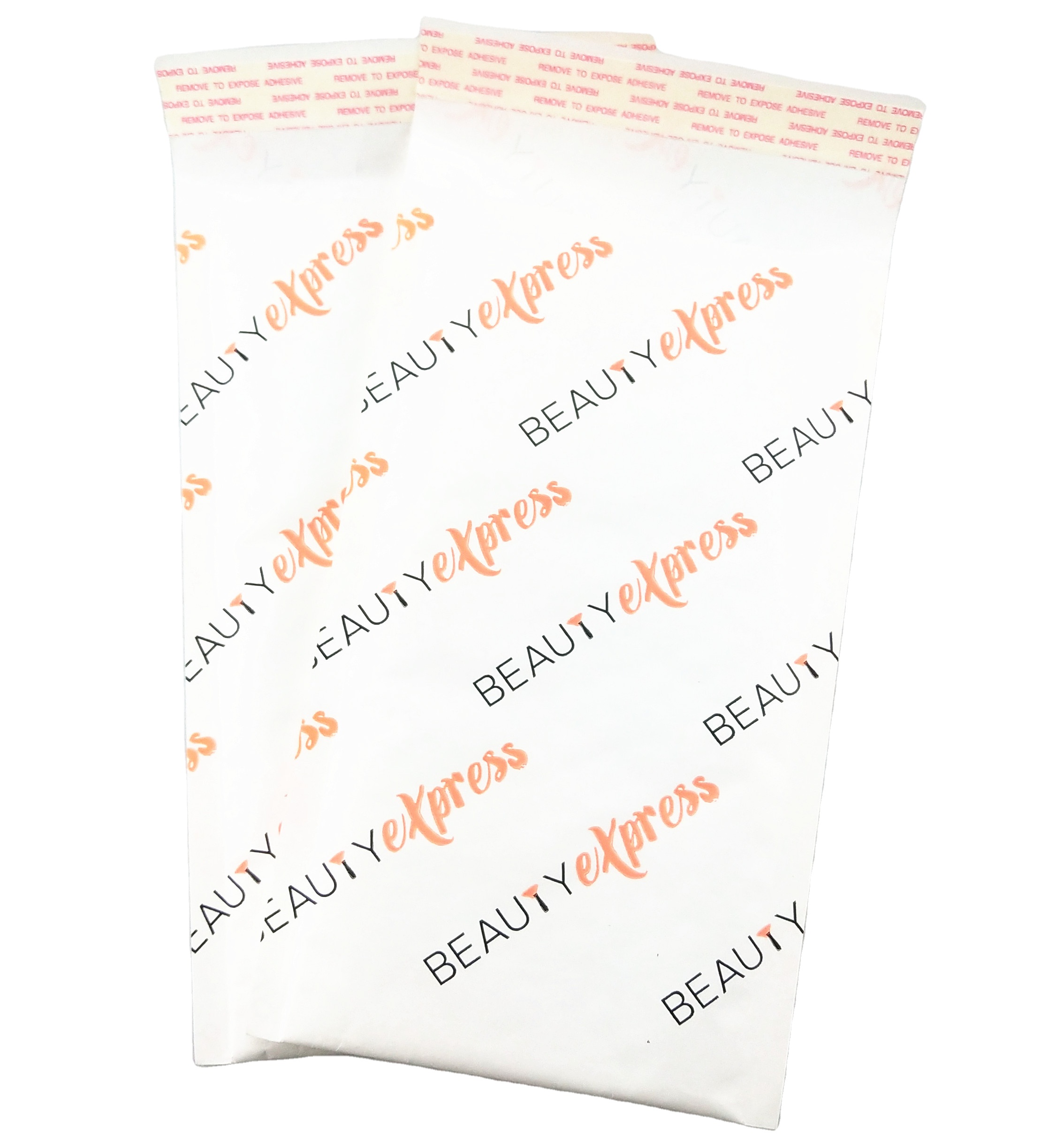 printed white kraft bubble mailers