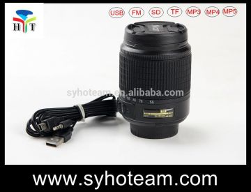 Mini Camera Lens Multifunctional Speaker 3w For Nikon