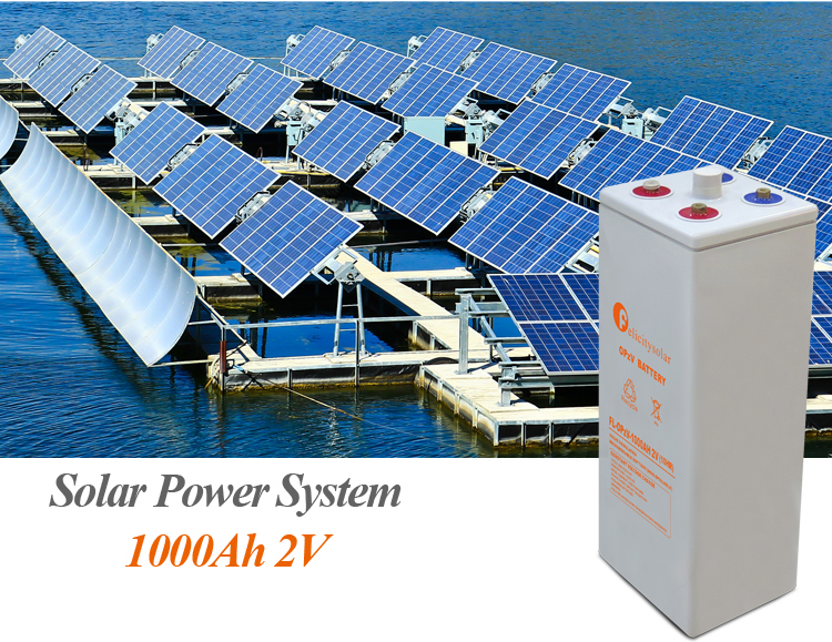 High Power Cycles Opzv Tubular Gel Solar Battery 2v 1000ah Free SEALED