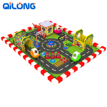 Factory Supply Kids Indoor Driving School: Small Traffic Town Playground