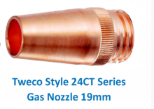 Tweco 5# 24CT75 Gas Nozzle