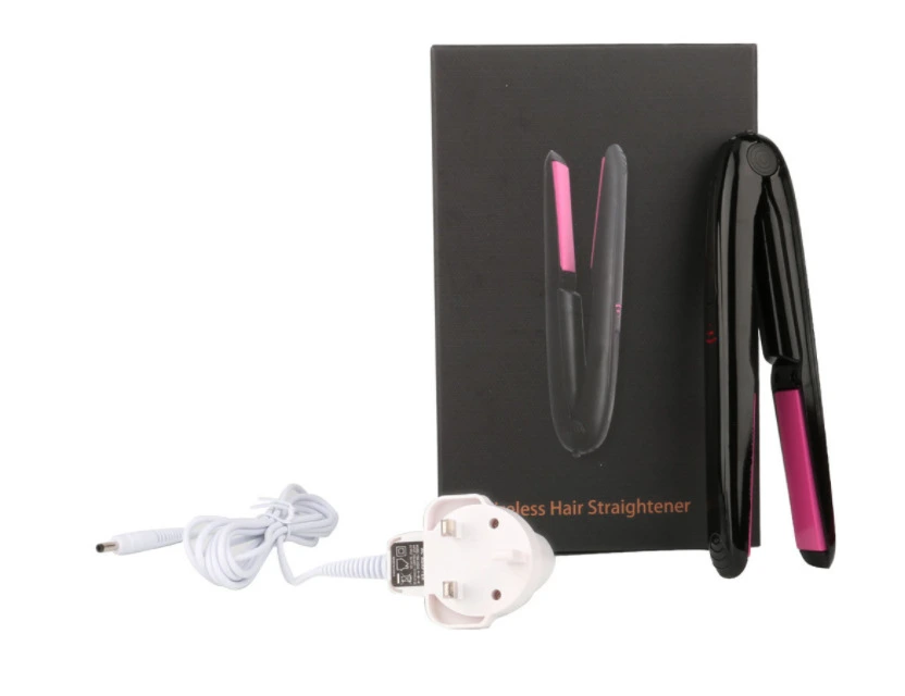 Portable Wireless Mini Hair Straightener Rechargeable