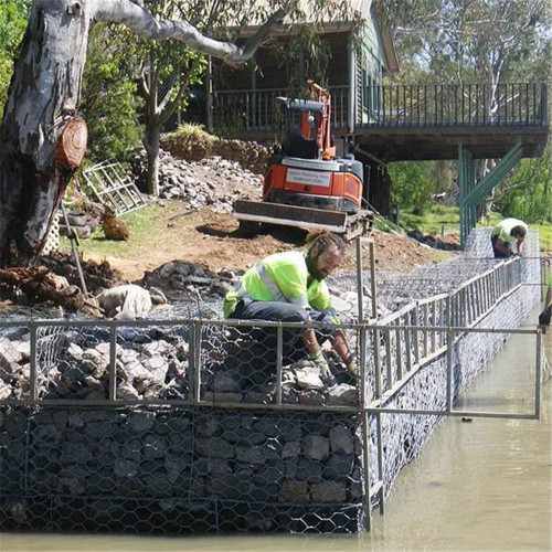 Kolayca Montajlı Galvanizli Gabion Yatak