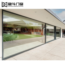 Aluminum Alloy Frame Double Glazed Glass Sliding Doors