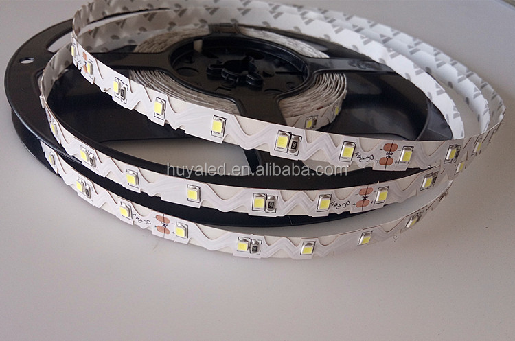 nano waterproof IP65 2835 SMD s shape flexible led strip 60led/m DC24V 8mm easy install bendable strip led