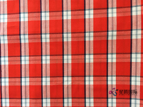 Red Check 100% Cotton Fabric