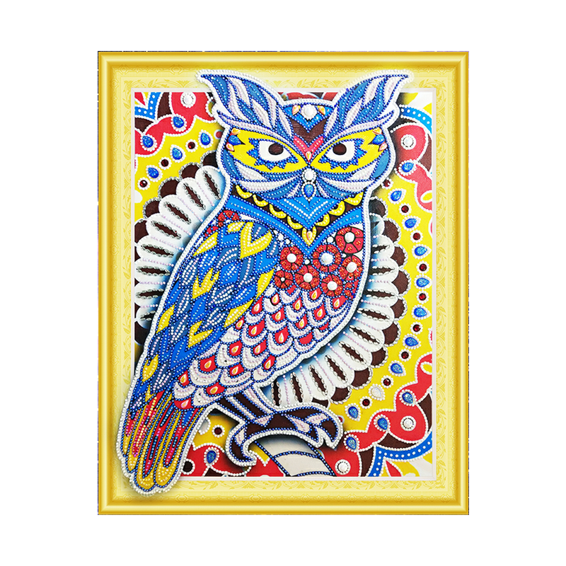 5d DIY Patterns Cute Owl Diamond Embroidery Rhinestone Painting Kits for Adults Kids