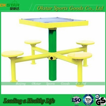 OK-Q01 outdoor chess table/ Park Amesement Equipment