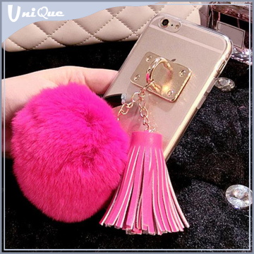 2016 New products For Iphone 6 Tpu Case with hairball,For Tpu Iphone 6 Case ,For Tpu Case Iphone 6