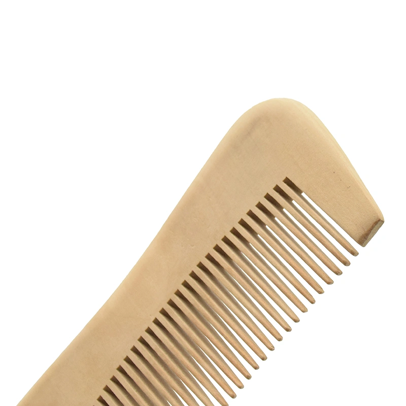 Private Label Wooden Comb Custom Men's Wooden Beard Shaping Tool