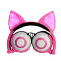 Auricolare colorato Cosplay Fox Ear Wired Headphone