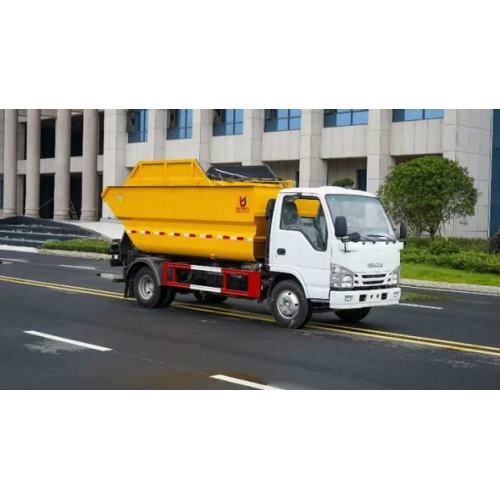 Petit camion à ordures Isuzu à la main gauche / droite