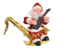 santa claus anta on the sax