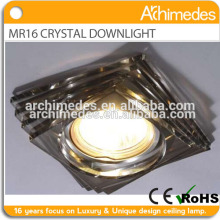 Best selling product k9 crystal ceiling light led mr16 led drop ceiling light fixture
