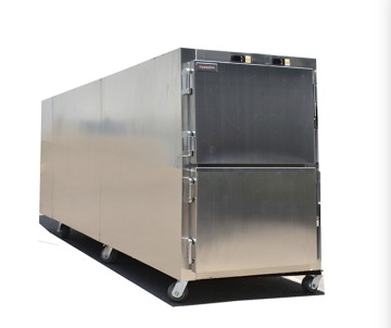 2 Dead Bodies Medical Morgue Refrigerator /Mortuary Freezer