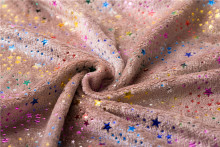 polyester pure printed Flannel fabric