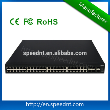 44 RJ45 ports, 4 1000M combo ports, and 4 10G SFP+ ports network switch