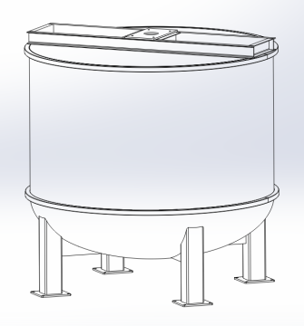 201 Stainless steel tank