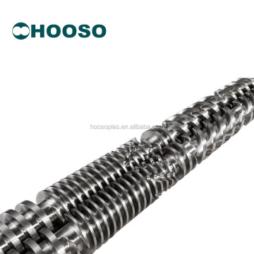 China conic twin screw extruder machine