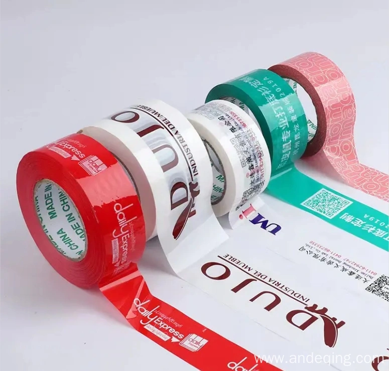 Strong Adhesive Clear Yellowish Brown Color Customized Logo Printed BOPP  Jumbo Roll Pirce Packing Gum Tape Jumbo Roll Tape - China Tape, Package Tape