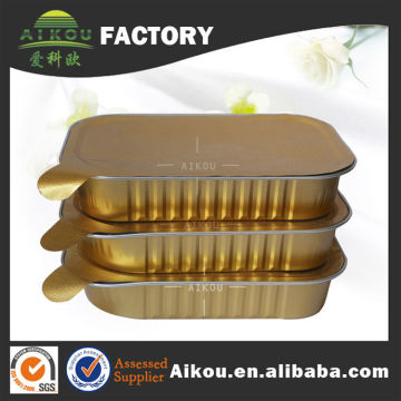 Food use and aluminum food trays with sealed cover