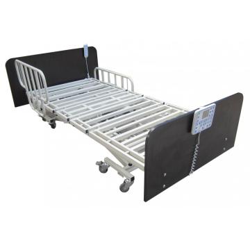 Multiheight Electric Long Hospital Bed dengan Half Rails