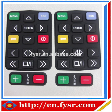 OEM remote rubber pad silicon rubber switch button silicon conductive rubber pads