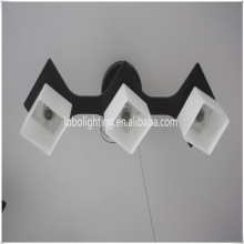 glass floral wood ceiling lamp/designer lamp 2015/hotel light fixtures/dining room lamp/modern celing light