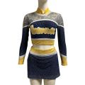 Spakle Mesh Stoff Little Girls Cheer Uniformen