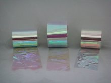 PET and PVC glitter films for hexigonal glitter powder