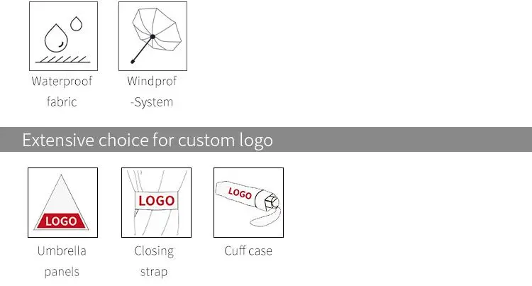 Full Cmyk Logo Printing Special 3 Folding Art Umbrella
