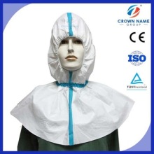 Like Fetish Hood Disposable Microporous Film Laminates Antistatic Hood with Blue Tape