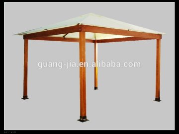 deluxe wood garden gazebo