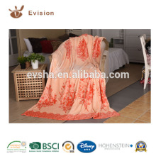 2015 NEW Flannel Fleece Blanket With Burnt-Out Pattern