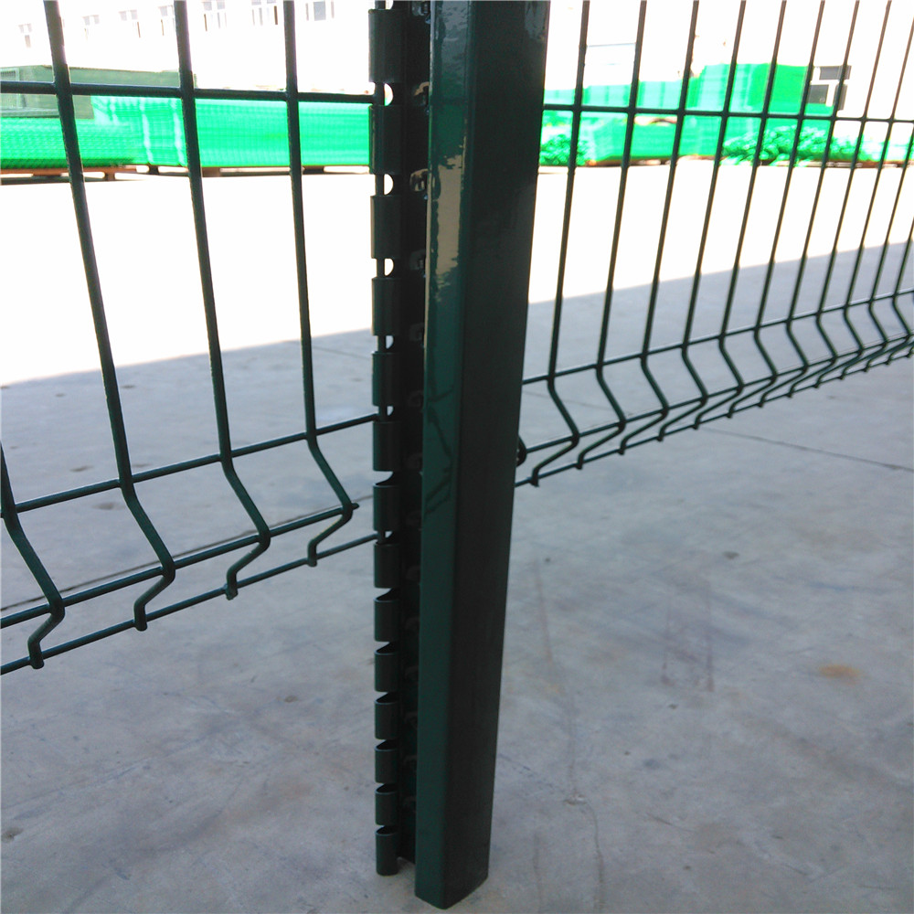 Office Buildings Pre- galvanized  3D Panel Fence