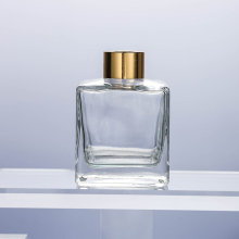 Clear glass perfume scented empty bottle