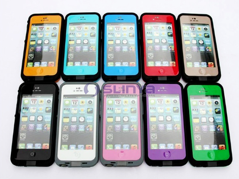 Super Thin Clear Lifeproof Case Cover, Waterproof Case for iPhone 4 4s 5 Samsung S4 (SK-709)