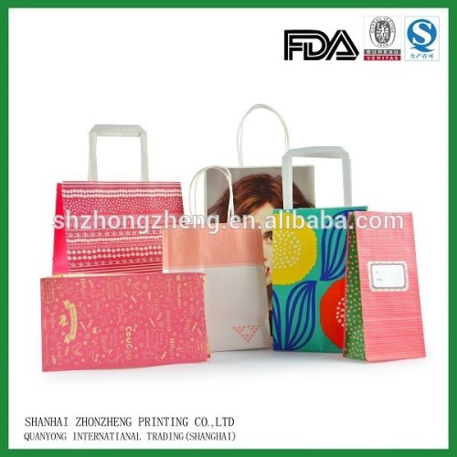 Pantone Color Printing Kraft Paper Bag