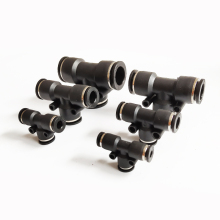 MPE Quick Coupler Plastic Three-Way Pneumatic Fitting