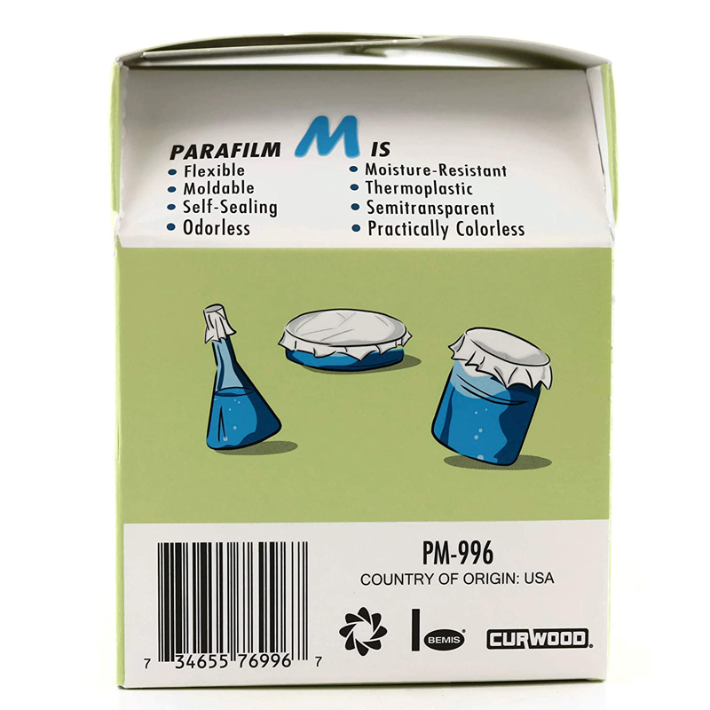 PM996 Parafilm M Laboratory Film Self Sealing Film 4inchx125FT Parafilm