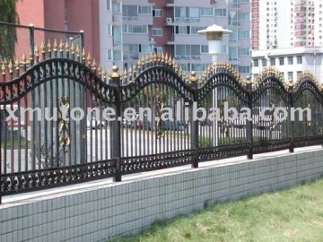 Artistic Industrial Security Ornamental Iron Fence