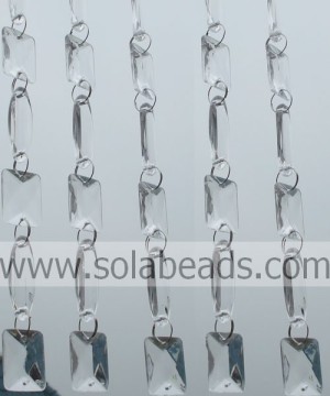 Wholesaler 25MM&38MM Plastic Crystal Beaded Garland Strands